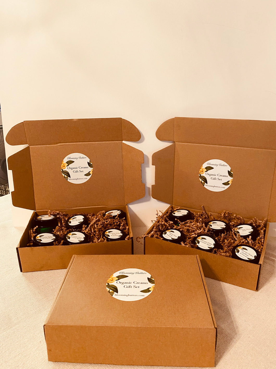 All organic butter gift set! Six unique fragrances